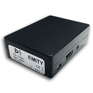 box affichage dynamique emity - player