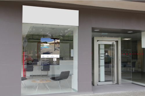 affichage dynamique immobilier