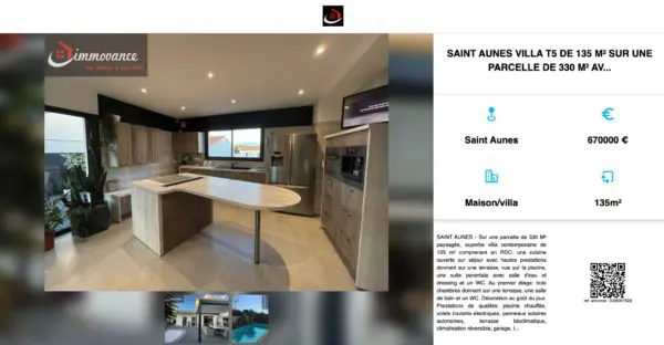 immobilier affichage dynamique