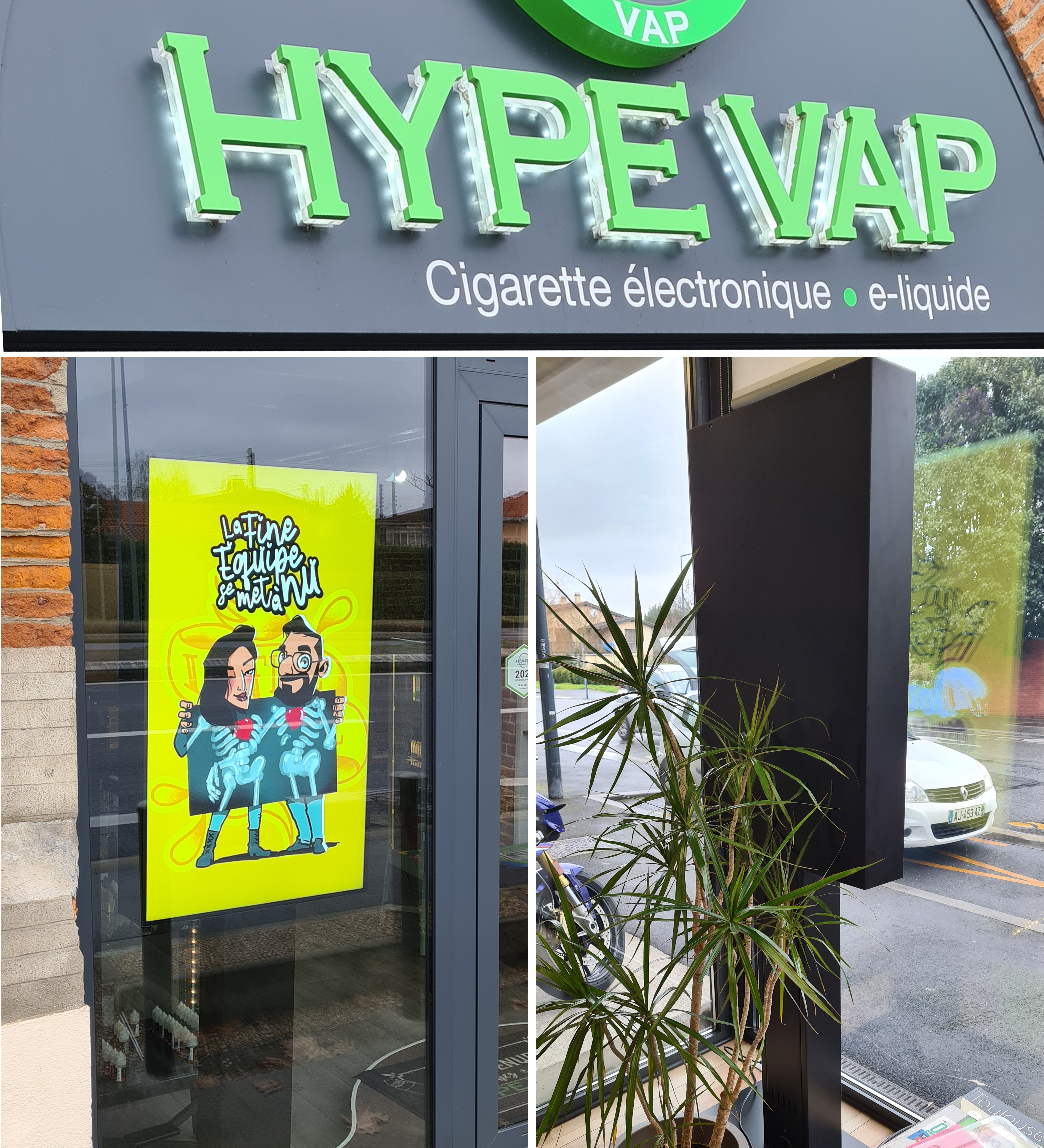 Emity - Affichage Dynamique - Hype Vap