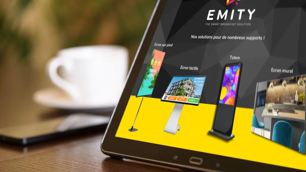 Présentation tablette les écrans de communication