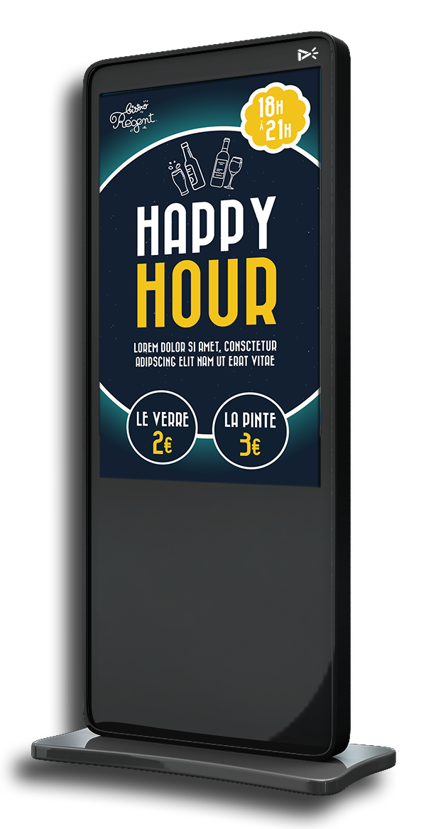 Affiche Dynamique : restauration – Happy Hour