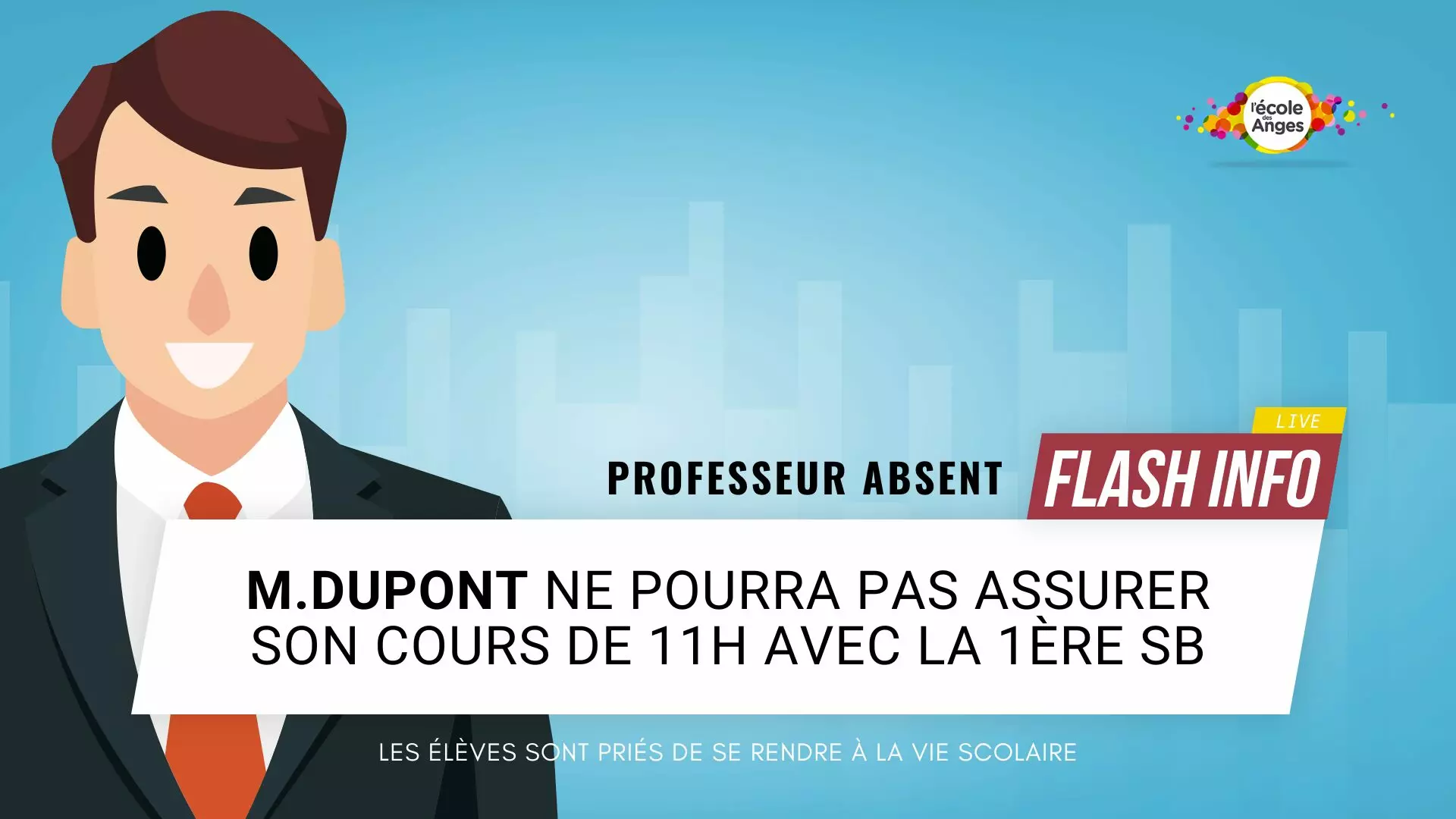 template - éducation - affichage dynamique 