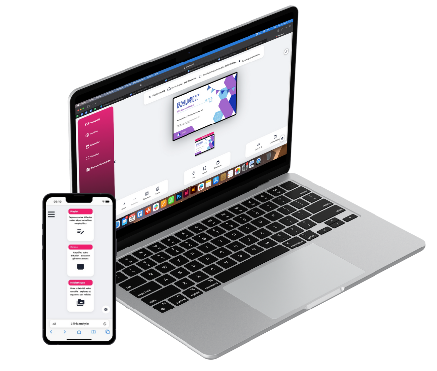emity ; e-manager ; affichage dynamique ; logiciel ; communication