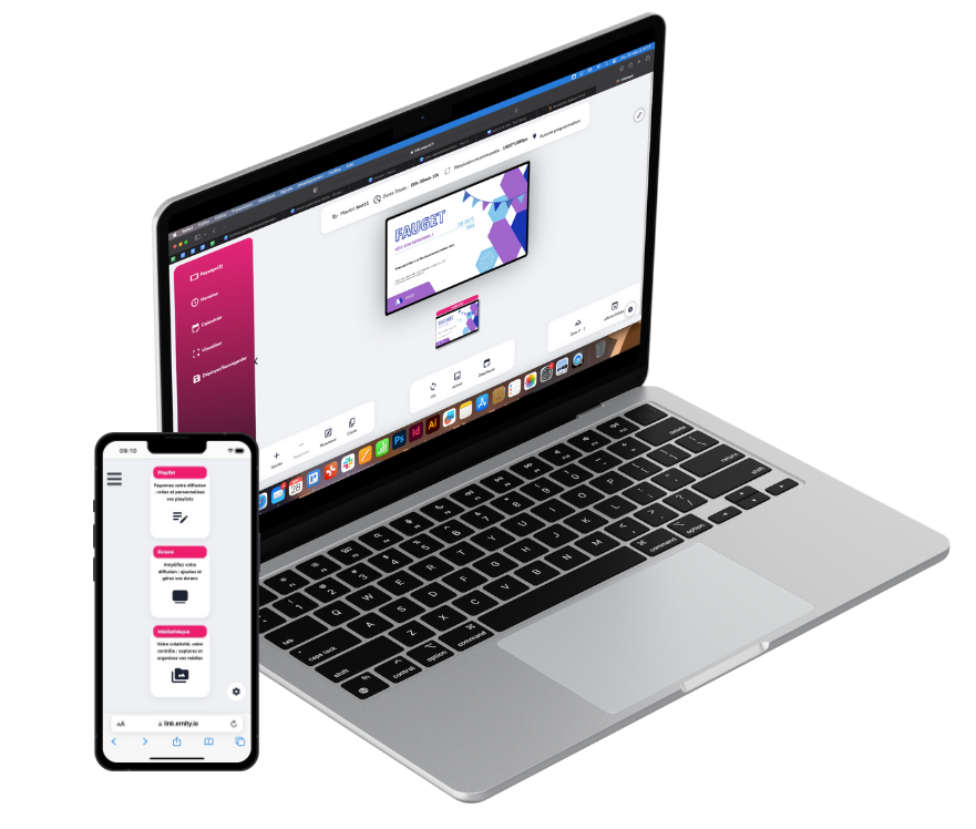 emity ; e-manager ; affichage dynamique ; logiciel ; communication