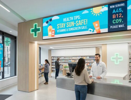 DIGITAL AND INTERACTIVE DISPLAY IN PHARMACIES