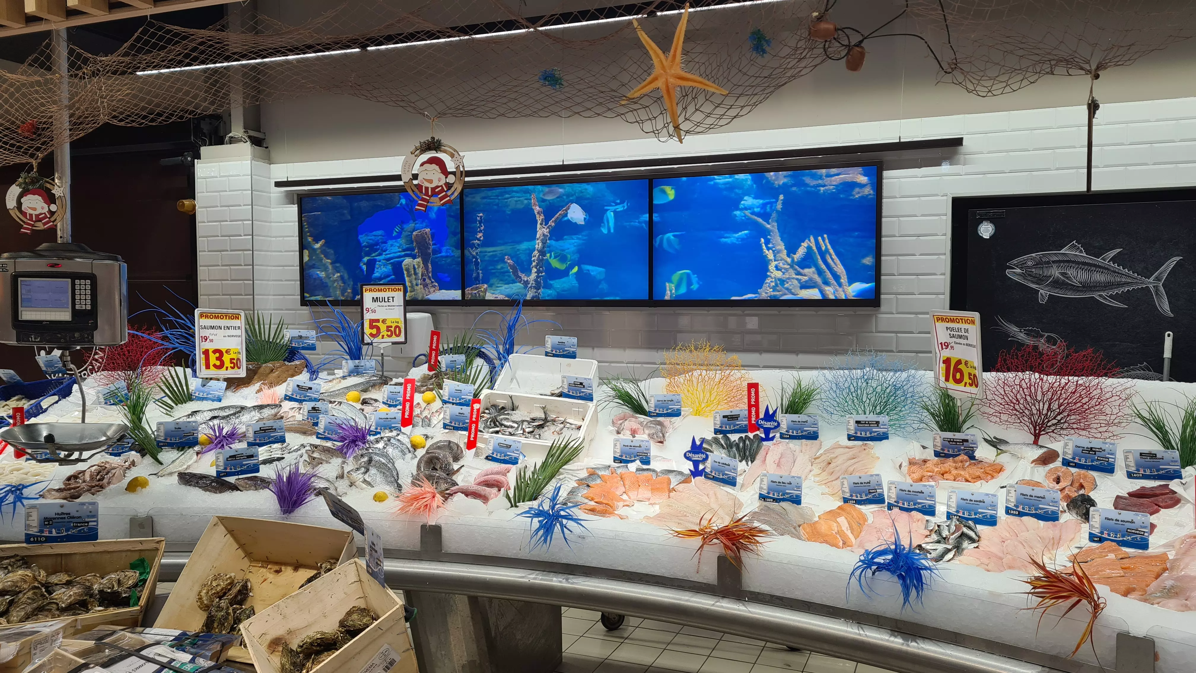 Grandes surfaces - Intermarché - affichage dynamique Emity