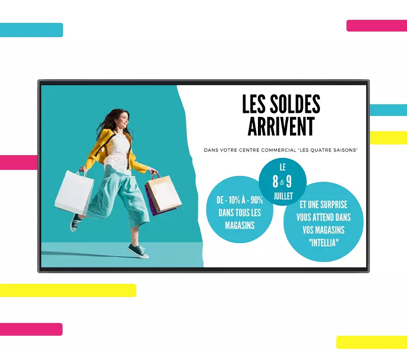 Classique 2 LG ; écrans ; communication ; emity