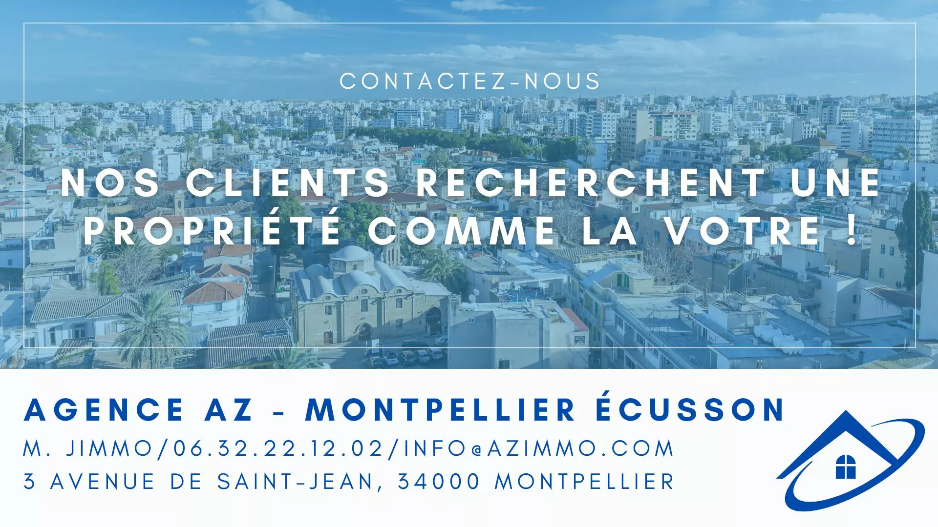 Modèle d'annonce immobilière pour écran dynamique — template EMITY