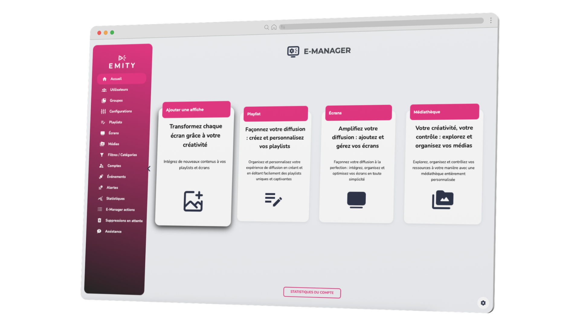 widgets e-manager