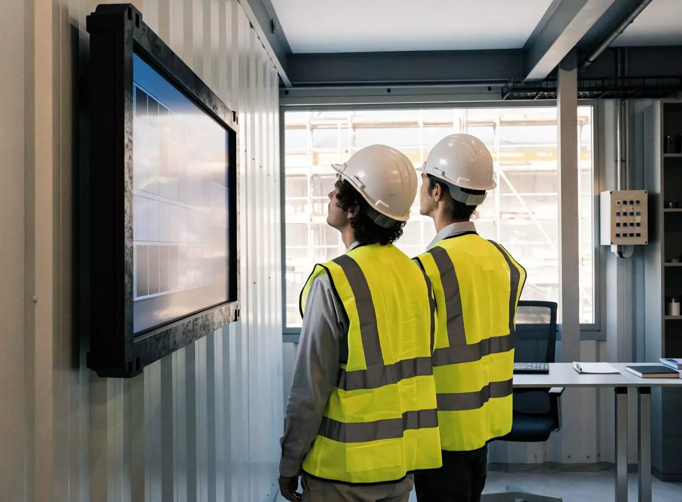 Écran d’affichage obligatoire dans la base de vie d’un chantier BTP