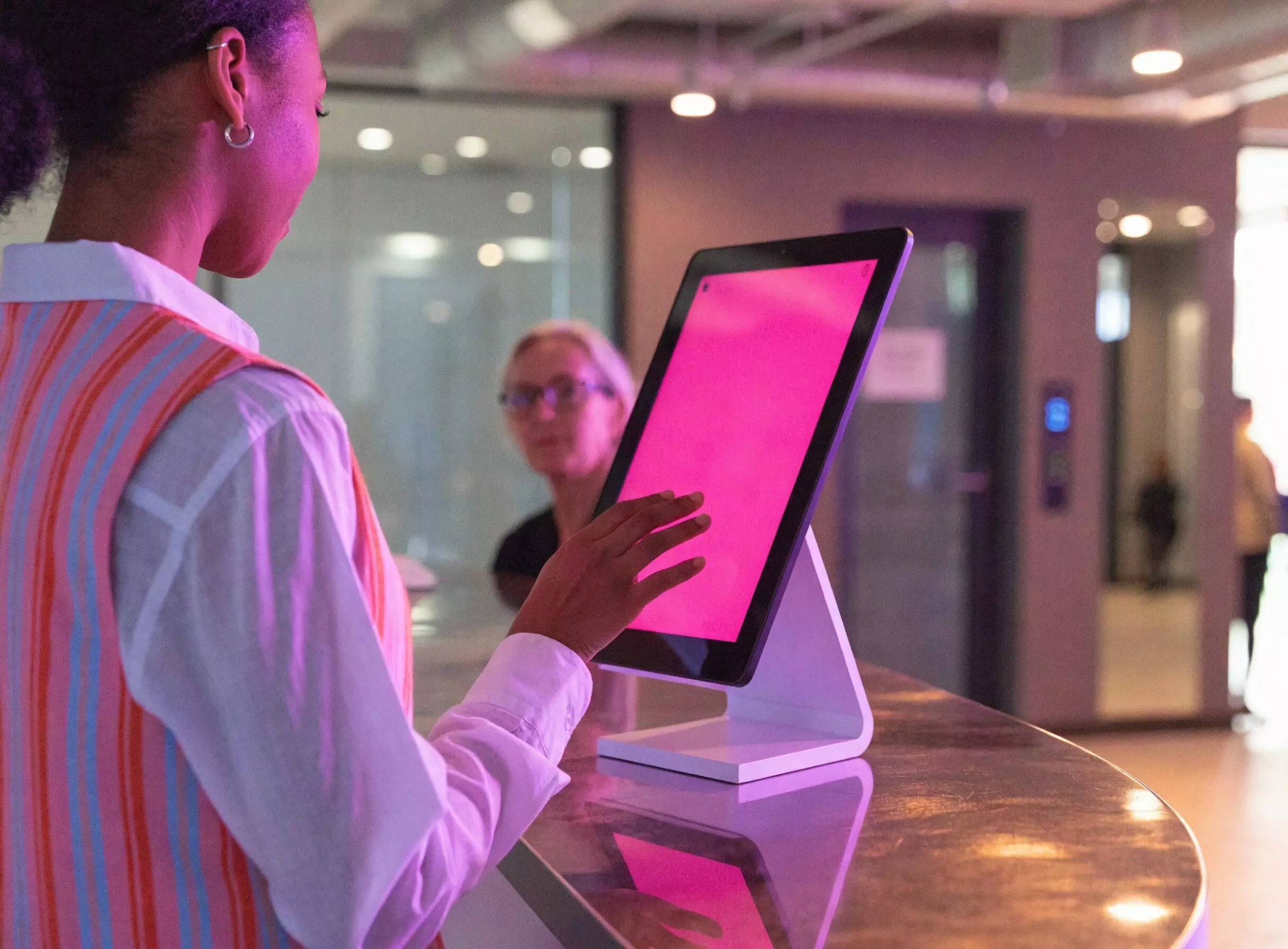 Tablette d&rsquo;enregistrement des entr&eacute;es et sorties