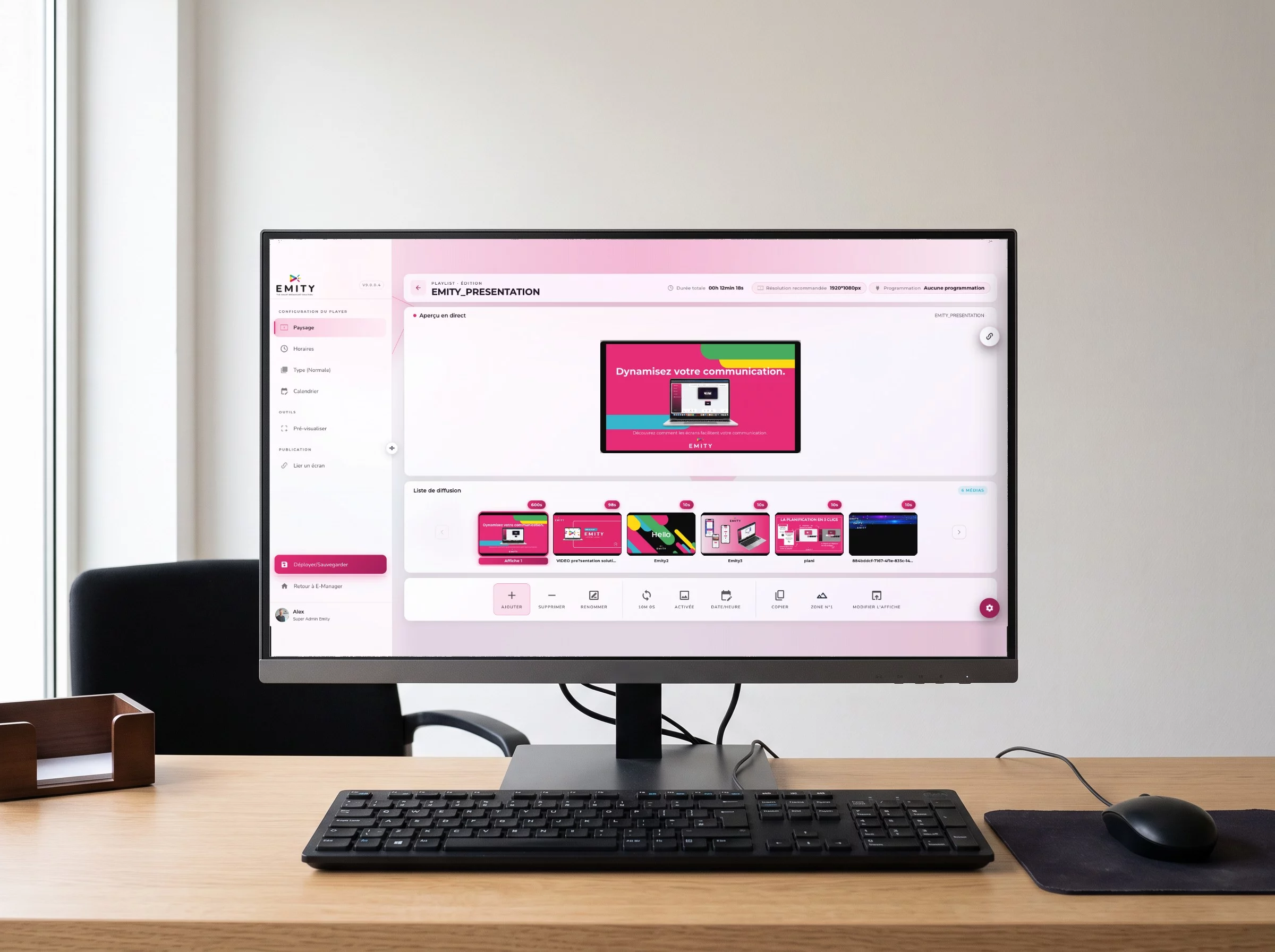 Programmation des diffusions dans E-MANAGER